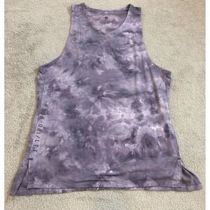 Lululemon 5 Year Basic Muscle Tank Tie Dye Purple Wash Sleeveless Men's Large